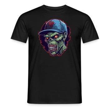 Monster Monster Demon Devil Vampire Guhl Zombie - T-shirt homme - noir - Devant - AI Model Male 178 light (178cm)