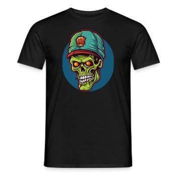 Monster Monster Demon Devil Vampire Guhl Zombie - T-shirt homme - noir - Devant - AI Model Male 178 light (178cm)