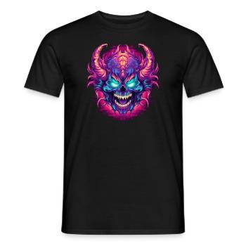 Monster Monster Demon Devil Vampire Guhl Zombie - Men's T-Shirt - black - Front - AI Model Male 178 light (178cm)