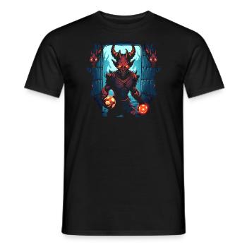 Monster Monster Demon Devil Vampire Guhl Zombie - T-shirt homme - noir - Devant - AI Model Male 178 light (178cm)