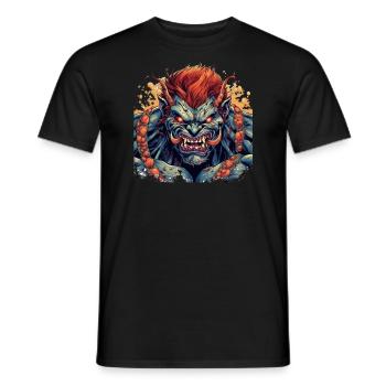 Monster Monster Demon Devil Vampire Guhl Zombie - T-shirt homme - noir - Devant - AI Model Male 178 light (178cm)