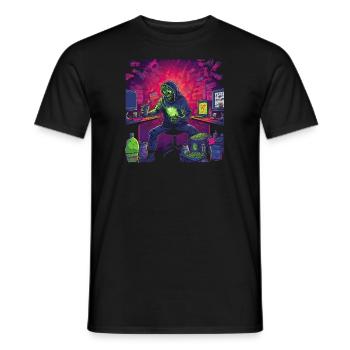 Monster Monster Demon Devil Vampire Guhl Zombie - T-shirt homme - noir - Devant - AI Model Male 178 light (178cm)