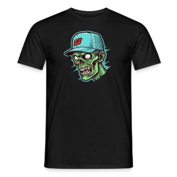 Monster Monster Demon Devil Vampire Guhl Zombie - Men's T-Shirt - black - Front - AI Model Male 178 light (178cm)
