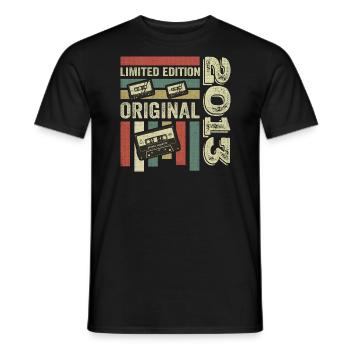 Vintage 2013 - Retro Birthday Quote 2013 - Men's T-Shirt - black - Front - AI Model Male 178 light (178cm)