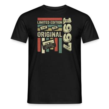 Vintage 1997 - Retro Geburtstagsspruch 1997 - Männer T-Shirt - Schwarz - Vorne - AI Model Male 178 light (178cm)