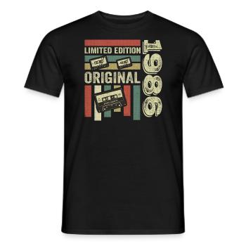 Vintage 1986 - Retro Birthday Quote 1986 - Men's T-Shirt - black - Front - AI Model Male 178 light (178cm)