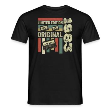 Vintage 1983 - Retro Geburtstagsspruch 1983 - Männer T-Shirt - Schwarz - Vorne - AI Model Male 178 light (178cm)
