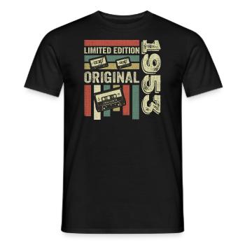 Vintage 1953 - Retro Birthday Quote 1953 - Men's T-Shirt - black - Front - AI Model Male 178 light (178cm)