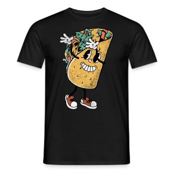 Taco - Männer T-Shirt - Schwarz - Vorne - AI Model Male 178 light (178cm)
