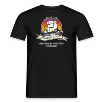 Shipmates LE VII - Men's T-Shirt - black - Front - AI Model Male 178 light (178cm)