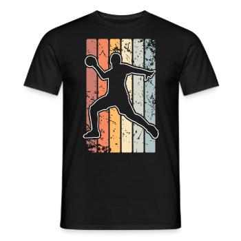 Handball - T-shirt homme - noir - Devant - AI Model Male 178 light (178cm)