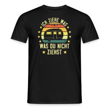 Je tire ce que tu ne tires pas Caravan Camper - T-shirt homme - noir - Devant - AI Model Male 178 light (178cm)