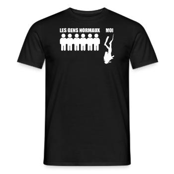 Diving | Diver Gift - Men's T-Shirt - black - Front - AI Model Male 178 light (178cm)