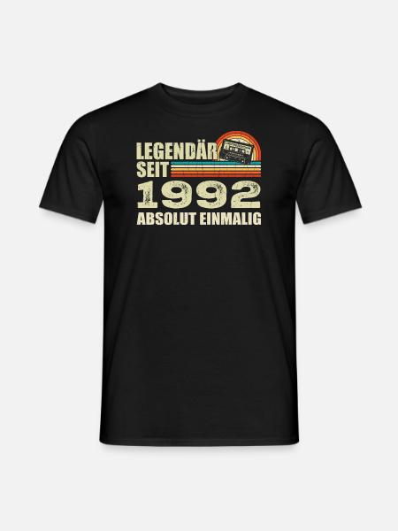 Legendary since 1992 - absolutely unique - Men's T-Shirt - black