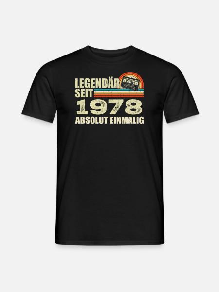 Légendaire depuis 1978 - absolument unique - T-shirt homme - noir