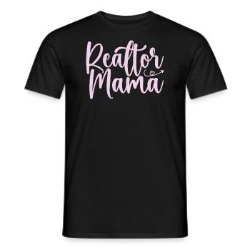 Realtor Mama - T-shirt homme - noir - Devant - AI Model Male 178 light (178cm)