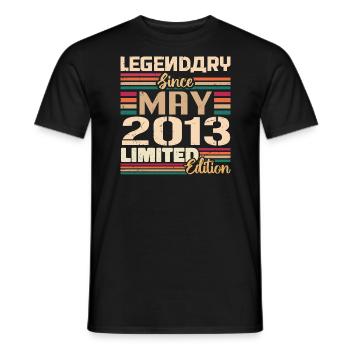 May 2013 May - Jubilee May 2013 - Men's T-Shirt - black - Front - AI Model Male 178 light (178cm)