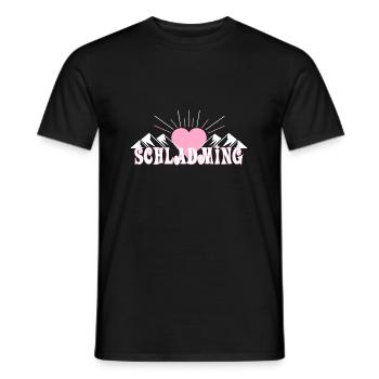 Schladming - T-shirt homme - noir - Devant - AI Model Male 178 light (178cm)
