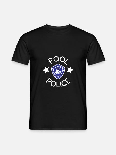 Pool Police - Lifeguard - Men's T-Shirt - black