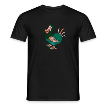 Dodo Loco drôle de bande dessinée d'oiseau dodo - T-shirt homme - noir - Devant - AI Model Male 178 light (178cm)