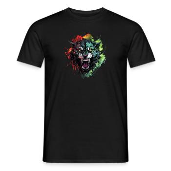Powerful elegance with every step - Men's T-Shirt - black - Front - AI Model Male 178 light (178cm)