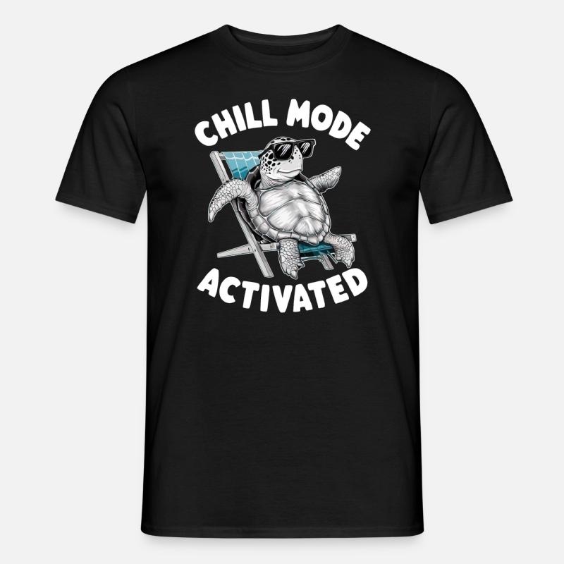 Mode Chill activé - T-shirt homme - noir