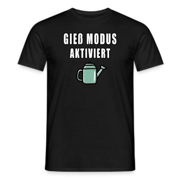 Giess Modus Aktiviert - Männer T-Shirt - Schwarz - Vorne - AI Model Male 178 light (178cm)