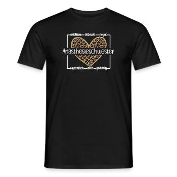 Anesthésie Infirmière Anesthésie Infirmière Cadeau - T-shirt homme - noir - Devant - AI Model Male 178 light (178cm)