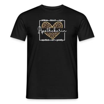 Beste Apothekerin Pharmazeutin Apotheker Geschenk - Männer T-Shirt - Schwarz - Vorne - AI Model Male 178 light (178cm)