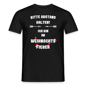 Lustiger Spruch zu Weihnachten - Männer T-Shirt - Schwarz - Vorne - AI Model Male 178 light (178cm)