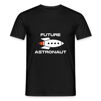 Future astronaut (Raumschiff) - Männer T-Shirt - Schwarz - Vorne - AI Model Male 178 light (178cm)