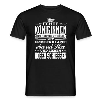BOGEN-SCHIESSEN - liebe - Männer T-Shirt - Schwarz - Vorne - AI Model Male 178 light (178cm)