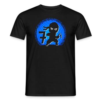 Ninja Birthday 7 Years Boy Ninjas Ninja - Men's T-Shirt - black - Front - AI Model Male 178 light (178cm)
