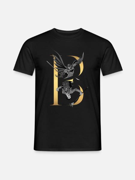 Batman 80 Years Joker - Mænd T-shirt - sort