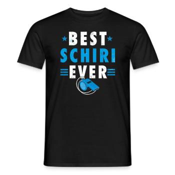 Schiedsrichter Schiri Best Schiri Ever Geschenk - Männer T-Shirt - Schwarz - Vorne - AI Model Male 178 light (178cm)