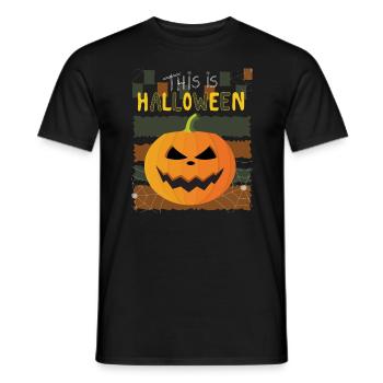 This is Halloween - Men's T-Shirt - black - Front - AI Model Male 178 light (178cm)