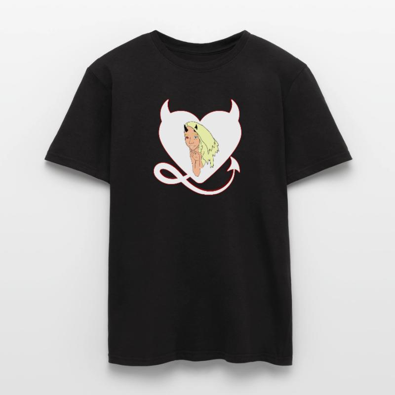 Devil with devil's heart Devil devil's female Men's T-shirt