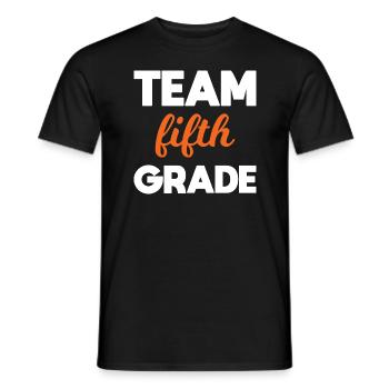 Team 5. Klasse endlich in der 5. Klasse Schule - Männer T-Shirt - Schwarz - Vorne - AI Model Male 178 light (178cm)