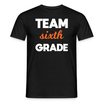 Team 6. Klasse endlich in der 6. Klasse Schule - Männer T-Shirt - Schwarz - Vorne - AI Model Male 178 light (178cm)