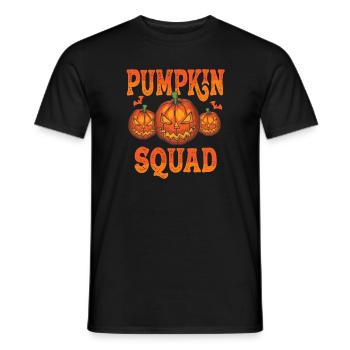Halloween Pumpkin Squad - Men's T-Shirt - black - Front - AI Model Male 178 light (178cm)