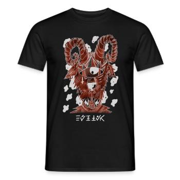 Belier Négutif - Männer T-Shirt - Schwarz - Vorne - AI Model Male 178 light (178cm)
