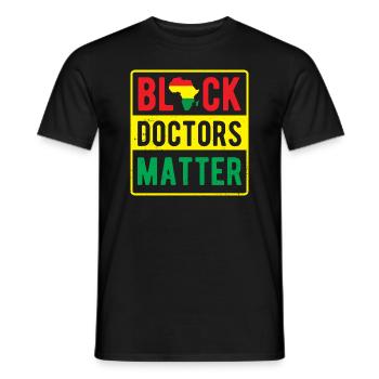 Afro Amerikanische Kleidung Geschenk Männer Frauen Schwarz - Männer T-Shirt - Schwarz - Vorne - AI Model Male 178 light (178cm)