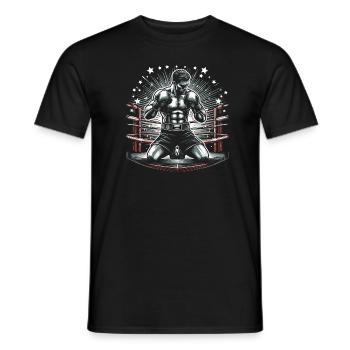 Boxeur - T-shirt homme - noir - Devant - AI Model Male 178 light (178cm)