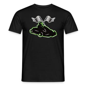 Kart Racing - Männer T-Shirt - Schwarz - Vorne - AI Model Male 178 light (178cm)