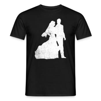 Hochzeit Braut Heirat - Männer T-Shirt - Schwarz - Vorne - AI Model Male 178 light (178cm)