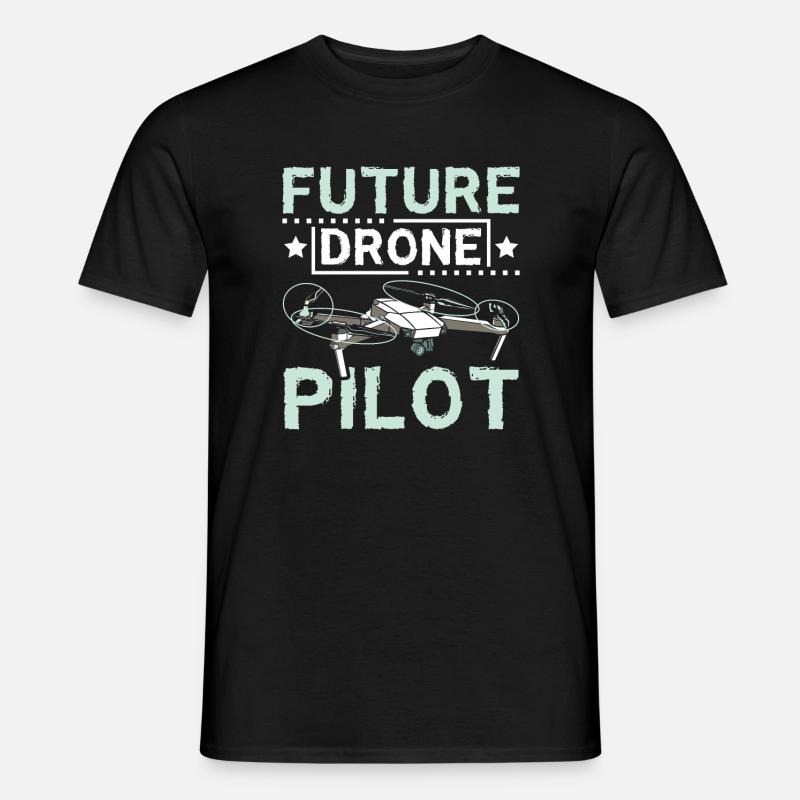 Future drone pilot - Männer T-Shirt - Schwarz