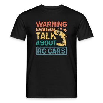 May start talk bout rc cars - Männer T-Shirt - Schwarz - Vorne - AI Model Male 178 light (178cm)