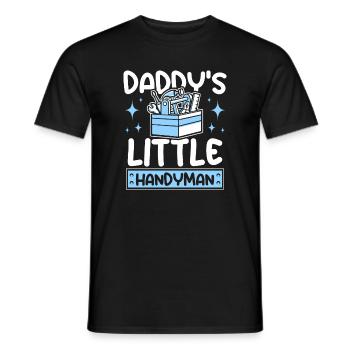 Daddy's little handyman - Männer T-Shirt - Schwarz - Vorne - AI Model Male 178 light (178cm)