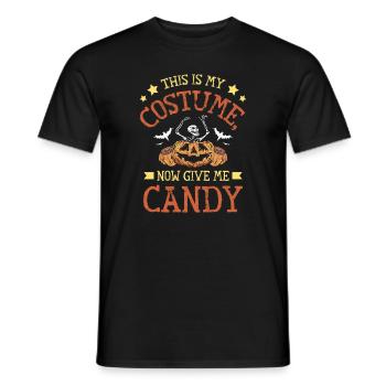 Halloween costume candy - Männer T-Shirt - Schwarz - Vorne - AI Model Male 178 light (178cm)