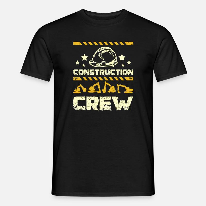Construction crew - Männer T-Shirt - Schwarz
